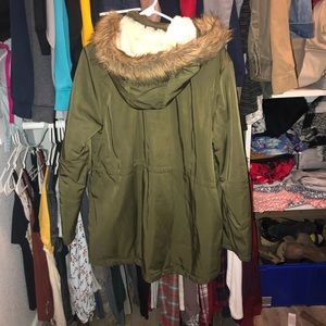 Army green jacket